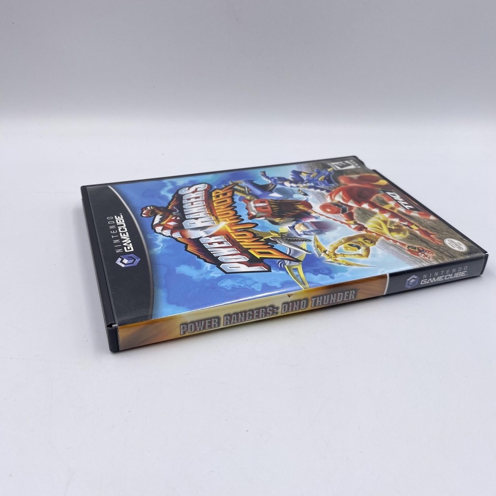 Vintage Power Rangers Dino Thunder Nintendo GameCube Video Game Case Disc THQ - Picture 3 of 9